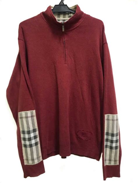 burberry pullover rosa|burberry half zip pullover.